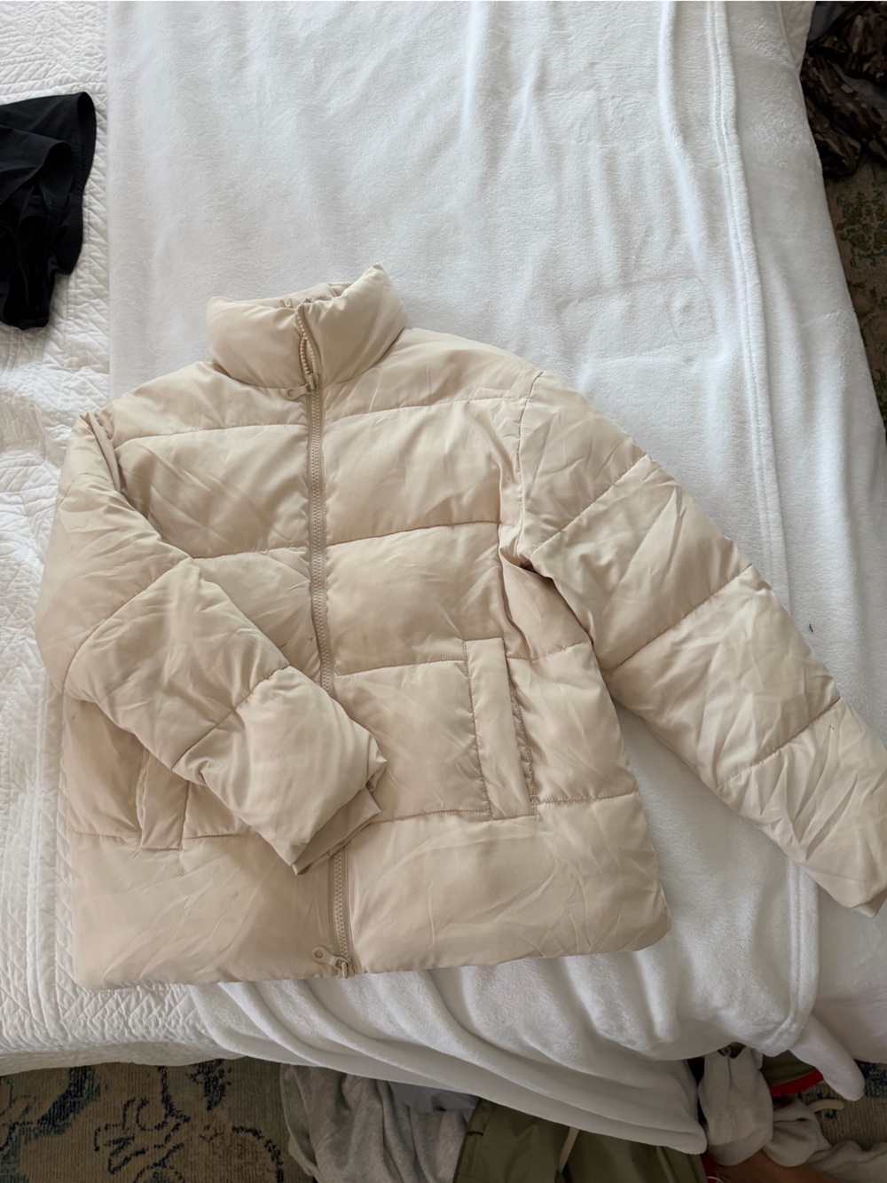Girlfriend collective Snow Classic Recycled Puffer